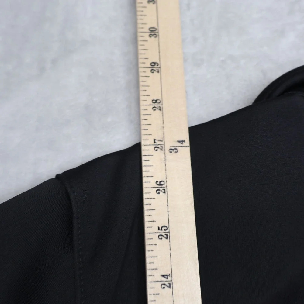 North Face Jacket Mens Large Black Ridgewall Softshell Wind Rain WindWall LOGO